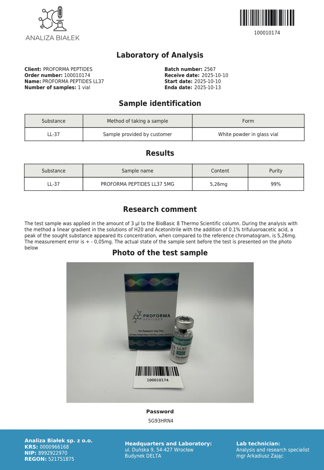 LL37 5mg - Image 2
