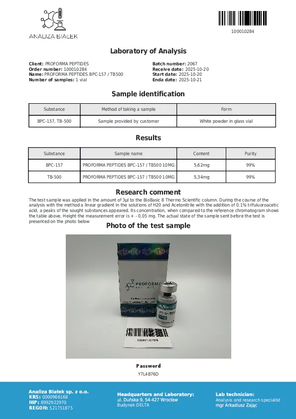 BPC-157 / TB500 Blend 10mg - Image 2
