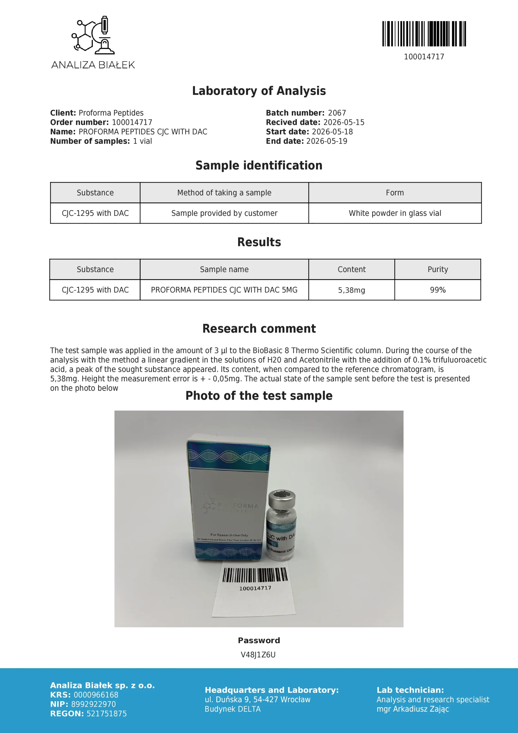 CJC with DAC 5mg - Image 2