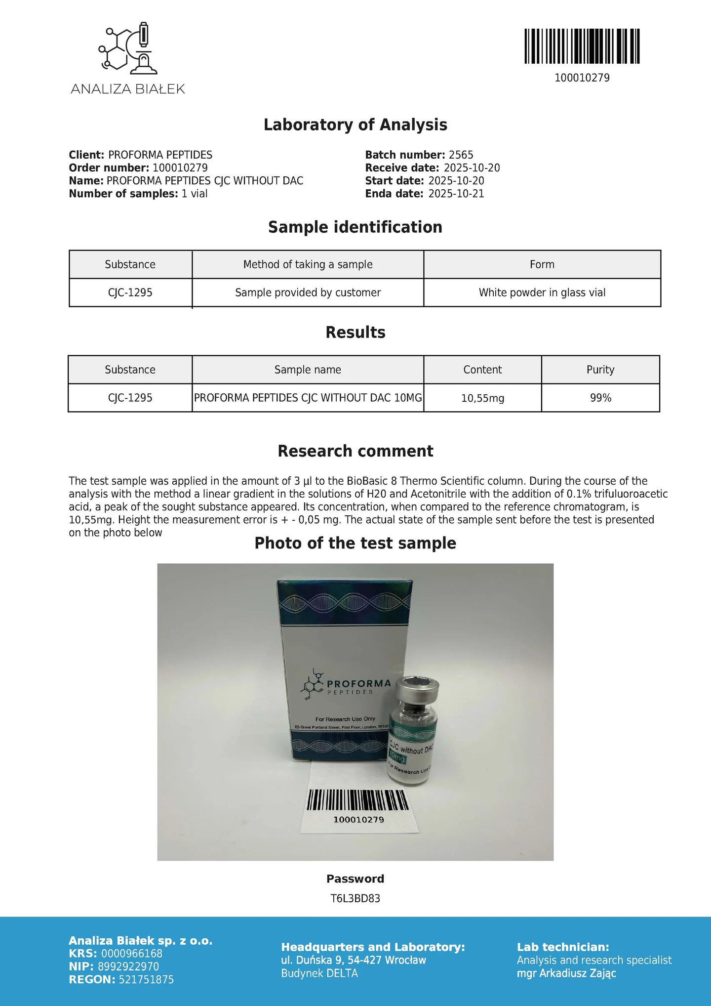 CJC without DAC 10mg - Image 2