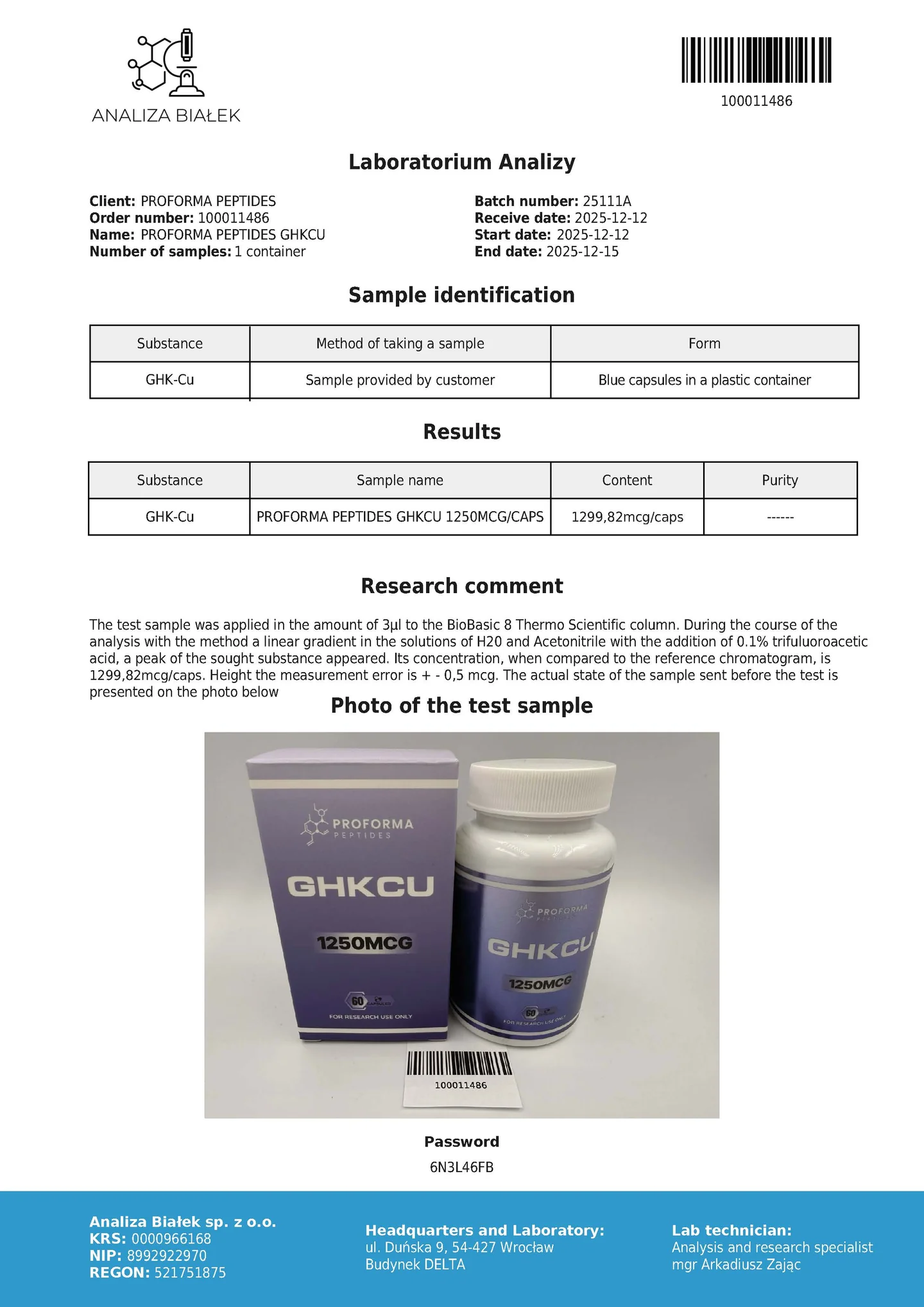 GHKCU 1250mcg - Image 3