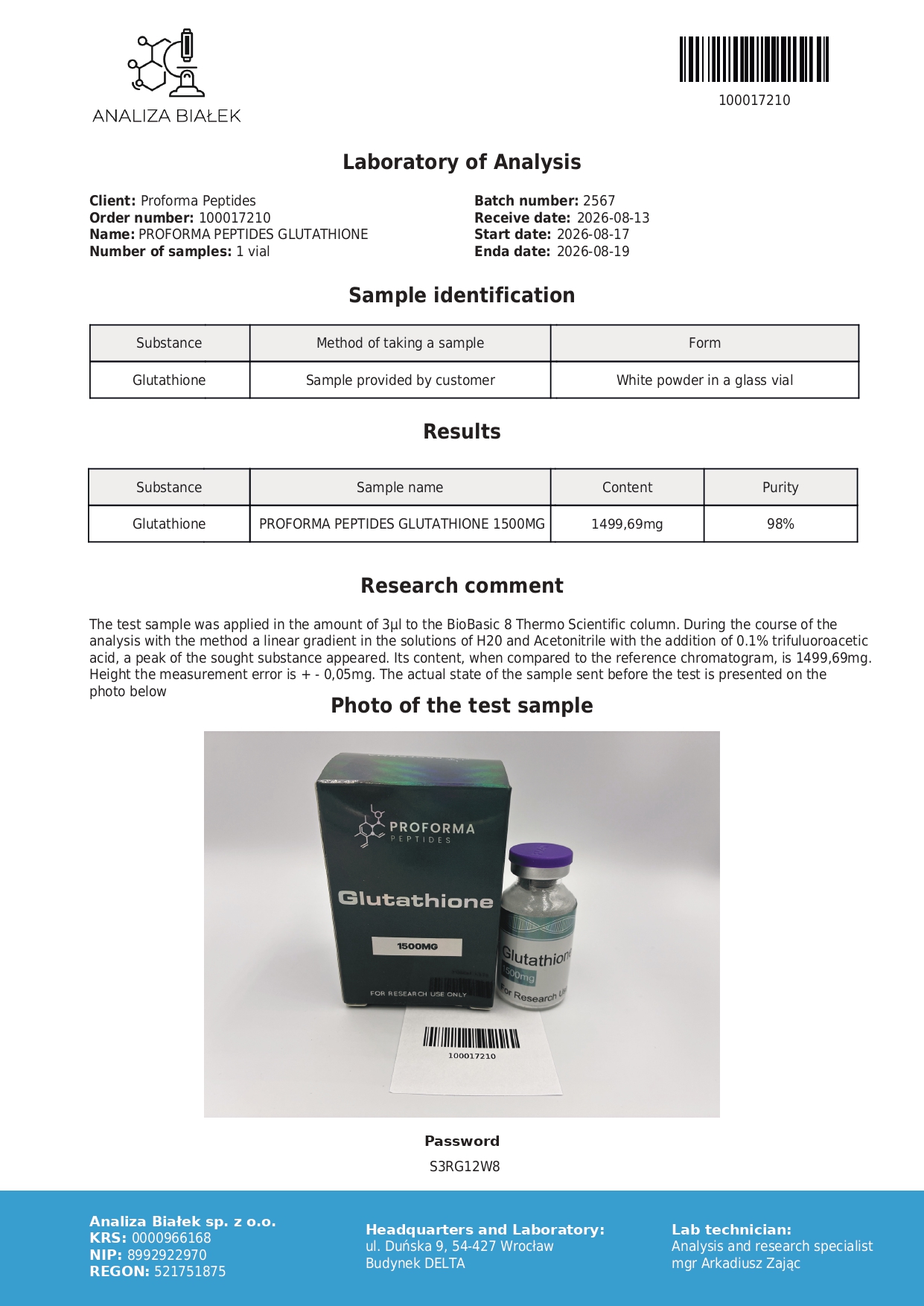Glutathione 1500mg - Image 2