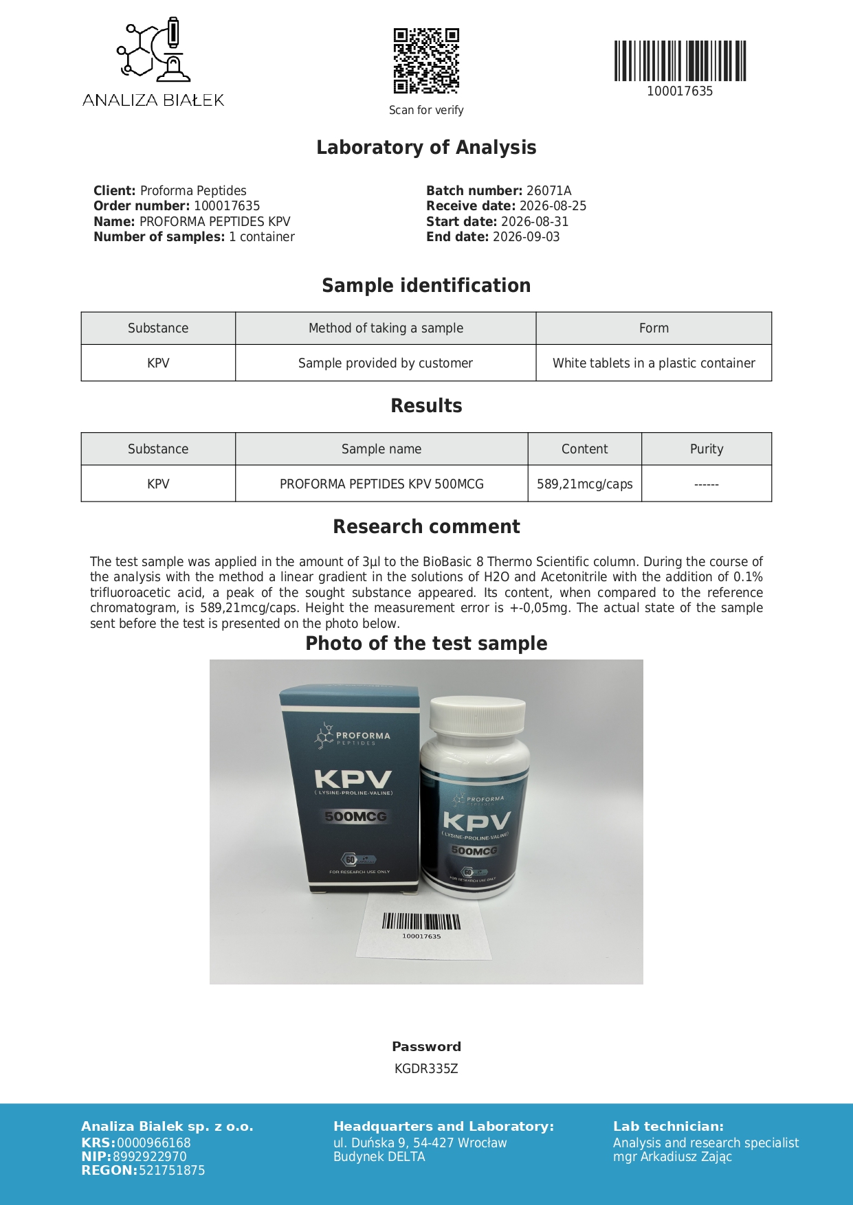 KPV 500mcg - Image 3