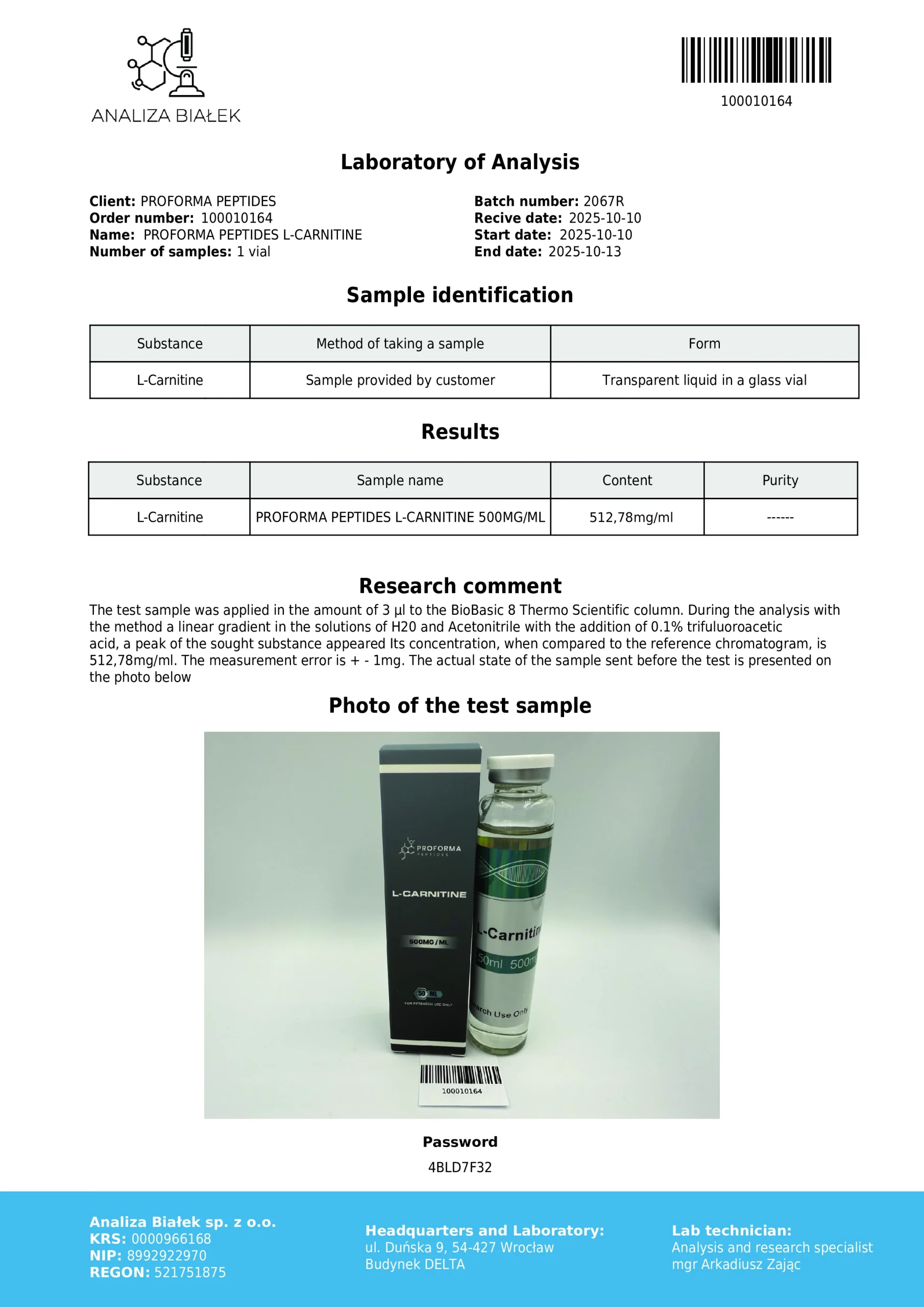 L-Carnitine 50ml - Image 4