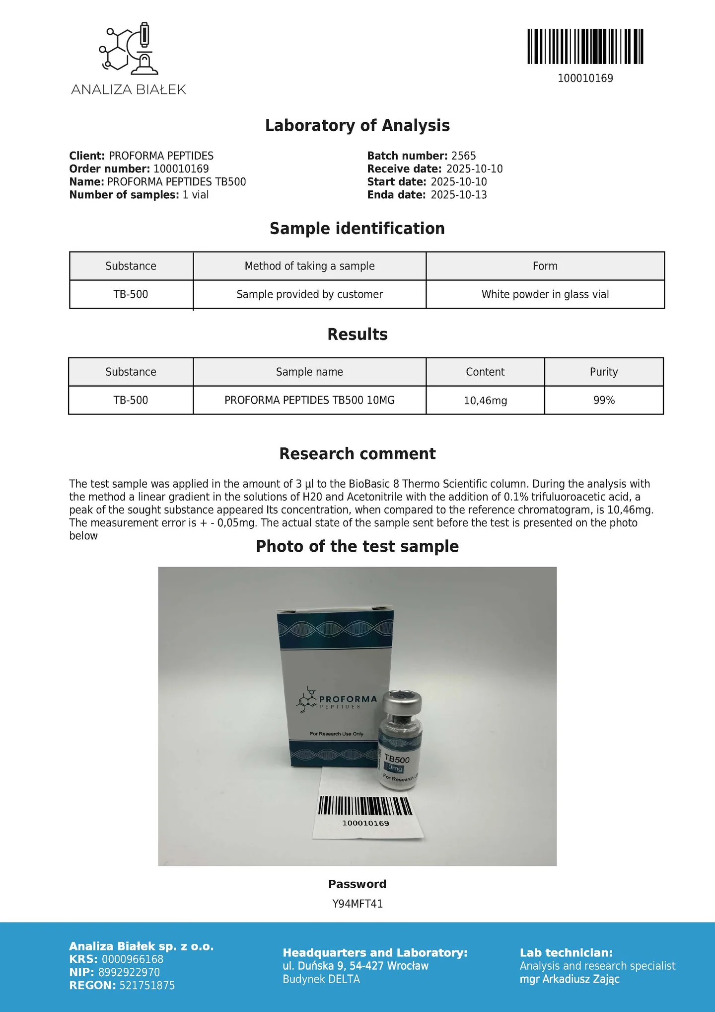 TB500 10mg - Image 6