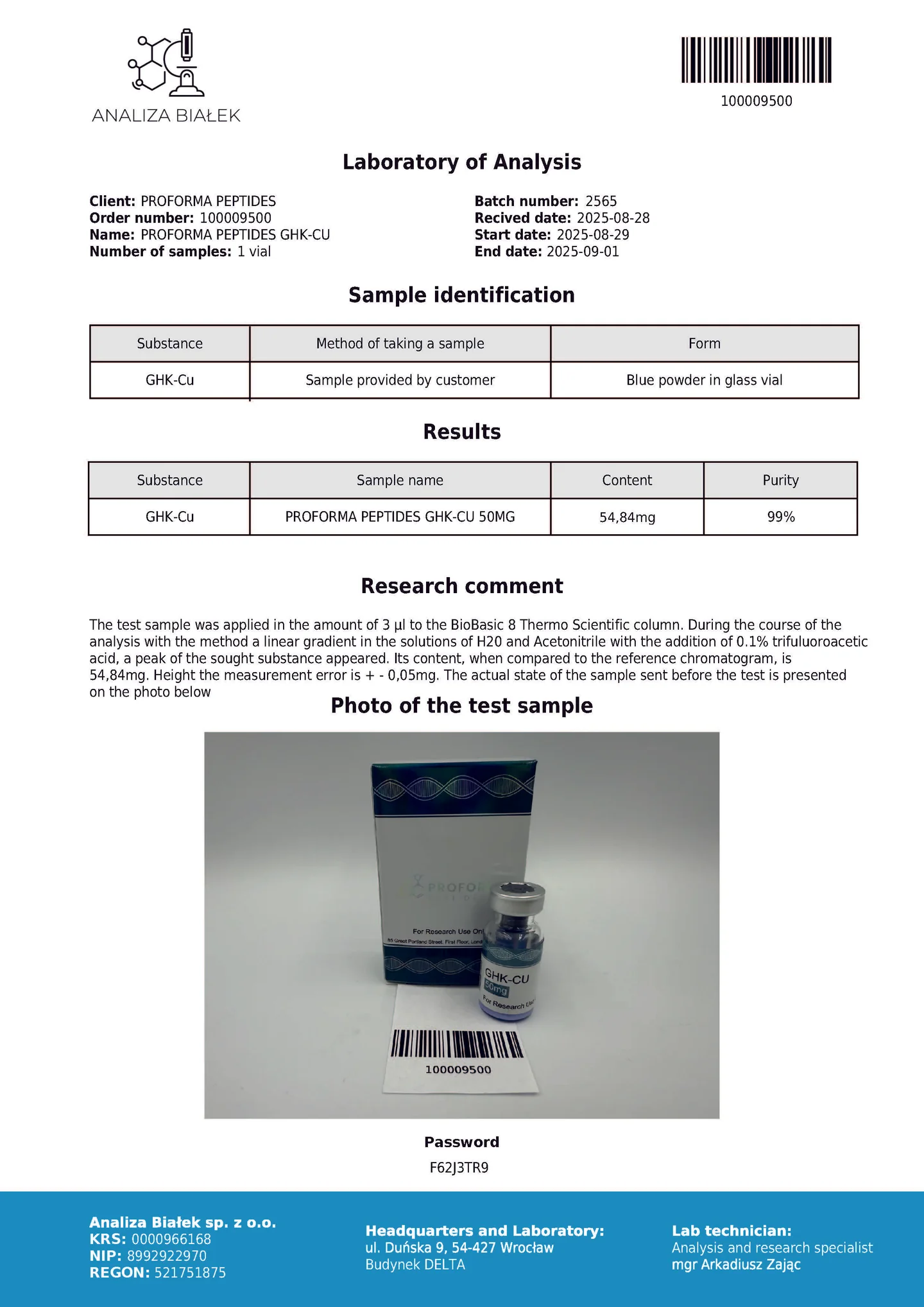 GHK-CU 50mg - Image 2